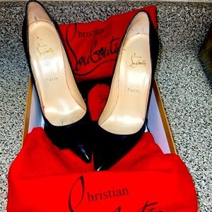 Authentic Christian Louboutin So Kate Pumps 39.5 120mm Nappa Leather